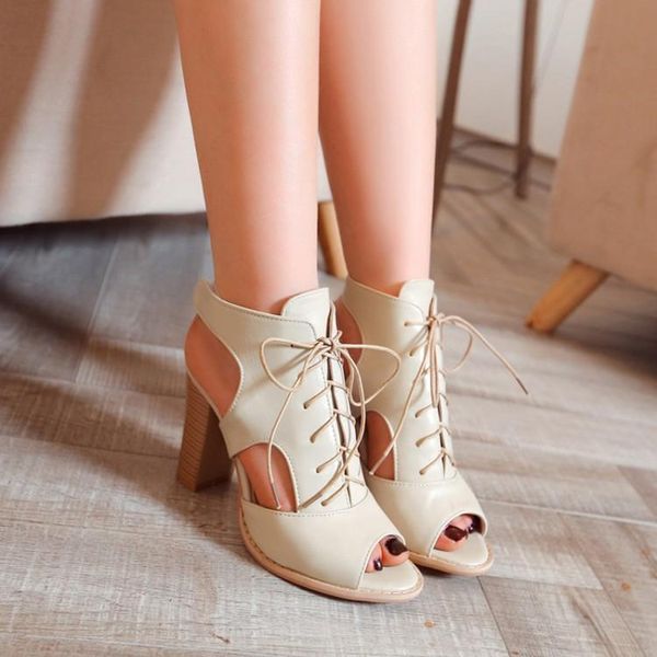 spring and summer sandals female fish mouth thick high heel lace waterproof platform large fashion dress shoes, Black
spring and summer sandals female fish mouth thick high heel lace waterproof platform large fashion dress shoes, Black