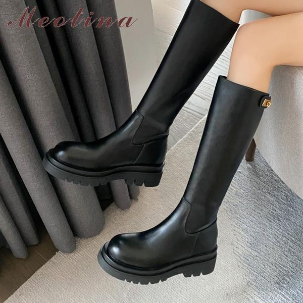 boots meotina knee high riding women platform flat round toe zipper cow leather ladies footwear 2021 autumn 33-43 black
boots meotina knee high riding women platform flat round toe zipper cow leather ladies footwear 2021 autumn 33-43 black