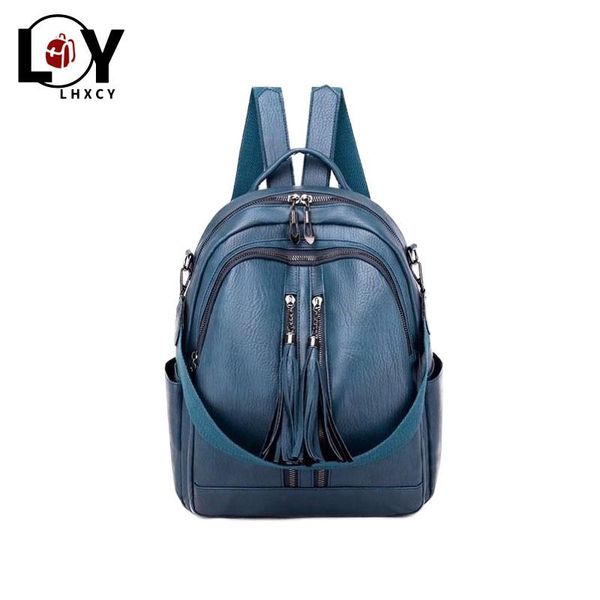 backpack 2 main pockets pu leather tassel anti-theft travel fashion retro belt womens backpacks waterproof designer bags
backpack 2 main pockets pu leather tassel anti-theft travel fashion retro belt womens backpacks waterproof designer bags
