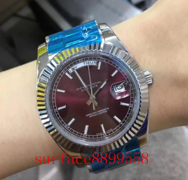 u1 factory news men watches day date daydate automatic mechanics 41mm sapphire glass stainless steel mens watch, Slivery;brown
u1 factory news men watches day date daydate automatic mechanics 41mm sapphire glass stainless steel mens watch, Slivery;brown