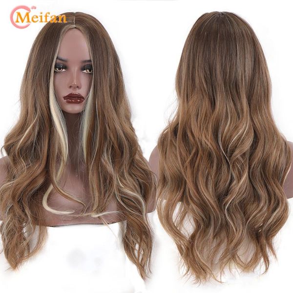 synthetic long ombre light brown blonde wavy middle part hair wig cosplay party daily natural for women wigs, Black
synthetic long ombre light brown blonde wavy middle part hair wig cosplay party daily natural for women wigs, Black