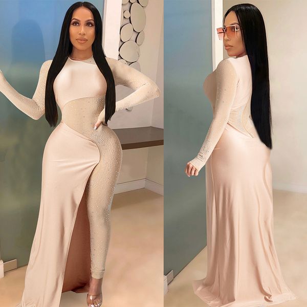 simple style rhinestone perspective slim skirt jumpsuit commuter ol fashion loose and comfortable commuting 2021, Black;gray
simple style rhinestone perspective slim skirt jumpsuit commuter ol fashion loose and comfortable commuting 2021, Black;gray