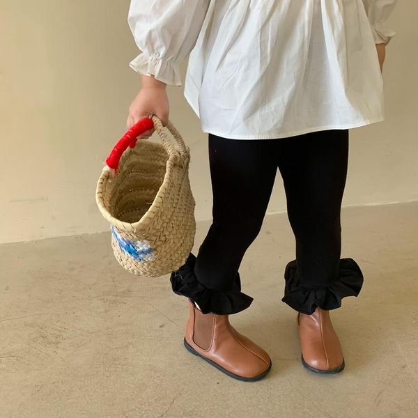 trousers 2021 autumn baby girls elastic leggings korean style pure color ruffles toddlers kids skinny pants, Blue
trousers 2021 autumn baby girls elastic leggings korean style pure color ruffles toddlers kids skinny pants, Blue