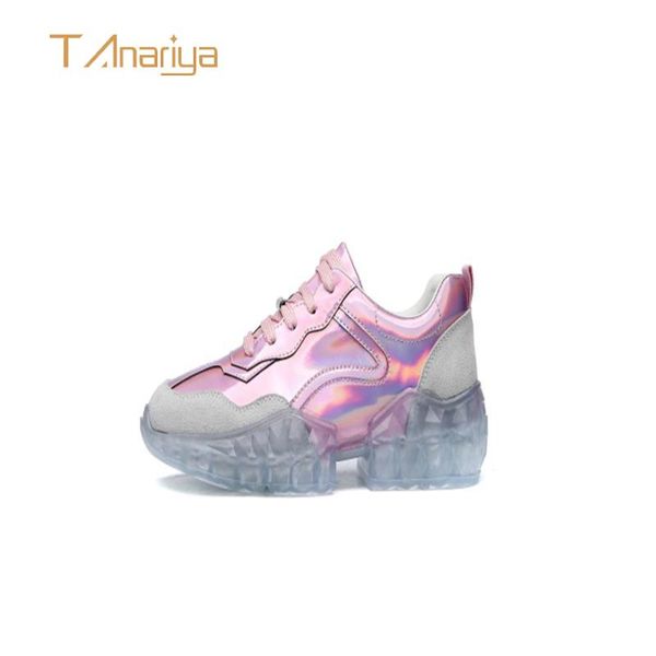 dress shoes tanariya arrival woman women the spring and autumn of 2021 is bound with female cowhide sole, Black