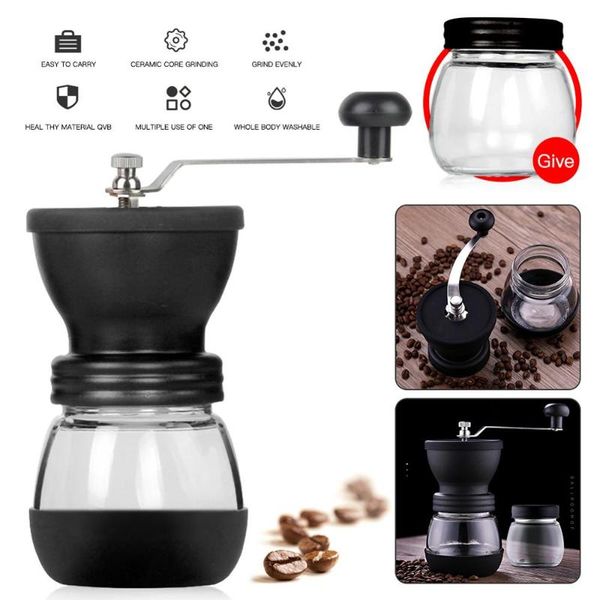 manual coffee grinders grinder mini stainless steel hand handmade bean burr mill kitchen tool with storage jar
manual coffee grinders grinder mini stainless steel hand handmade bean burr mill kitchen tool with storage jar
