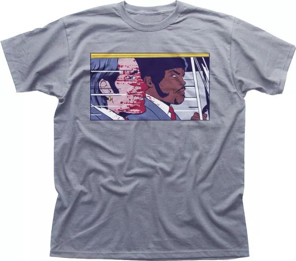 pulp fiction pop travolta samuel jackson heather t-shirt 9892, White;black
pulp fiction pop travolta samuel jackson heather t-shirt 9892, White;black