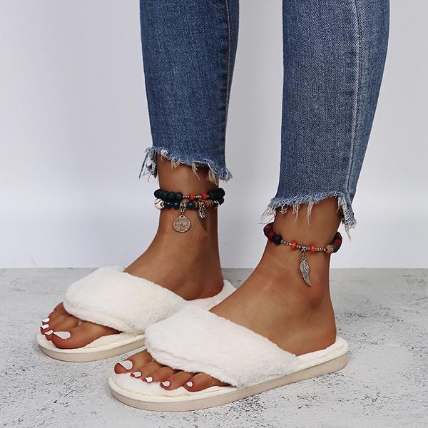 slippers faux fur flats flip flops 2cm heel basic 2022 women winter shoes for woman home, Black
slippers faux fur flats flip flops 2cm heel basic 2022 women winter shoes for woman home, Black