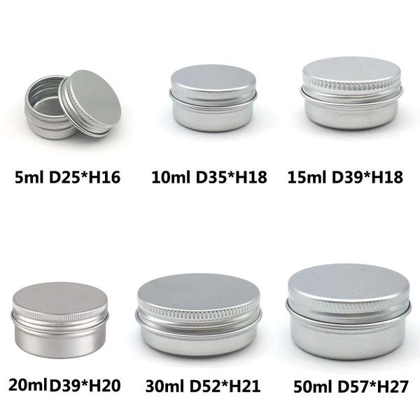 storage bottles & jars 50pcs 5g 10g 15g 20g 30g 35g 50g 60g 80g 100g 150g 200g 250g aluminum cream jar makeup lip gloss empty metal tin cont
storage bottles & jars 50pcs 5g 10g 15g 20g 30g 35g 50g 60g 80g 100g 150g 200g 250g aluminum cream jar makeup lip gloss empty metal tin cont