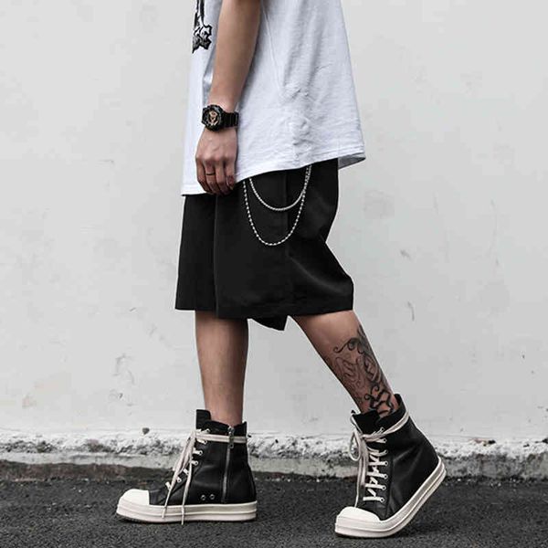 straight black chain suit shorts for men and women oversize solid casual summer knee lenght pants
straight black chain suit shorts for men and women oversize solid casual summer knee lenght pants