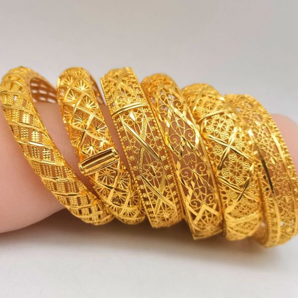ethnic style dubai bangle women filigree hollow bracelet 18k yellow gold filled female wedding party classic gift openable, Black
ethnic style dubai bangle women filigree hollow bracelet 18k yellow gold filled female wedding party classic gift openable, Black