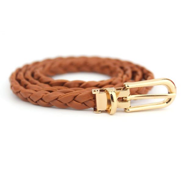 belts 1 pc women's braided skinny waistband narrow thin buckle strap woven slim waist belt fashion for female 2021, Black;brown
belts 1 pc women's braided skinny waistband narrow thin buckle strap woven slim waist belt fashion for female 2021, Black;brown