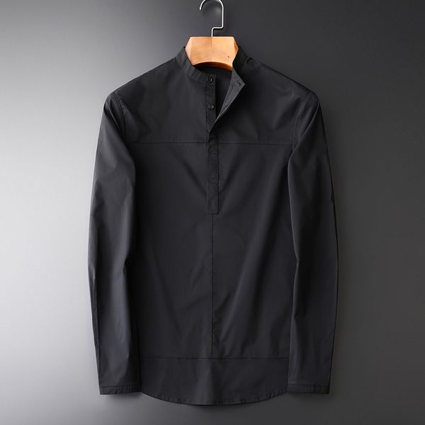 tee polo shirt shirt shirt spring fashion hgiht quality stand collar single breasted solid color balck men's shirts m-4xl, White;black
tee polo shirt shirt shirt spring fashion hgiht quality stand collar single breasted solid color balck men's shirts m-4xl, White;black