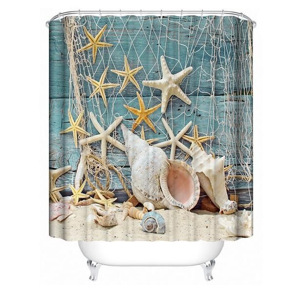 hight quality personality fishing net shells print curtain for batchroom waterproof fabric decorations pattern & drapes
hight quality personality fishing net shells print curtain for batchroom waterproof fabric decorations pattern & drapes