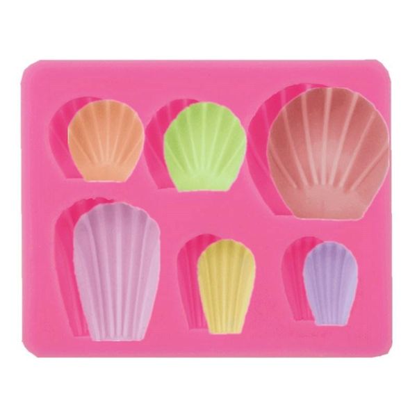 baking & pastry tools 6 hole shell cooking fondant sugar mold silicone diy cake decoration handmade soap
baking & pastry tools 6 hole shell cooking fondant sugar mold silicone diy cake decoration handmade soap