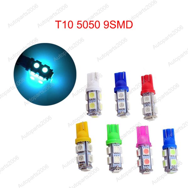 50pcs/lot ice blue t10 w5w 5050 9smd car wedge led bulbs replacement clearance lamps door reading tail box license plate lights 12v
50pcs/lot ice blue t10 w5w 5050 9smd car wedge led bulbs replacement clearance lamps door reading tail box license plate lights 12v