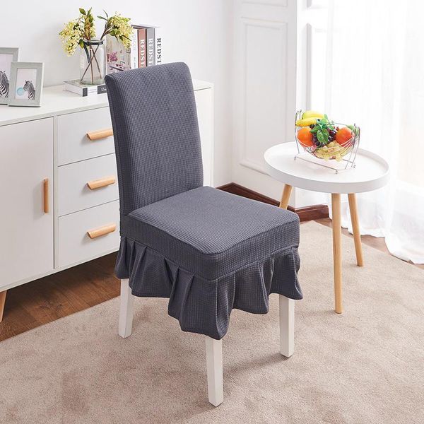 1/2/4/6 waterproof skirt dining chair cover elastic slipcover stretch for wedding party seat covers
1/2/4/6 waterproof skirt dining chair cover elastic slipcover stretch for wedding party seat covers