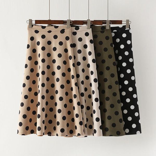 skirts 2021 women faux suede skirt autumn winter elastic high waist dot ladies a-line all match midi long a1223, Black
skirts 2021 women faux suede skirt autumn winter elastic high waist dot ladies a-line all match midi long a1223, Black