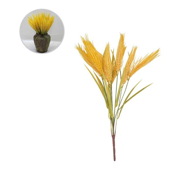 decorative flowers & wreaths simulation wheat plants rice household bedroom living room artificial fake small flower gift decoration (yellow
decorative flowers & wreaths simulation wheat plants rice household bedroom living room artificial fake small flower gift decoration (yellow