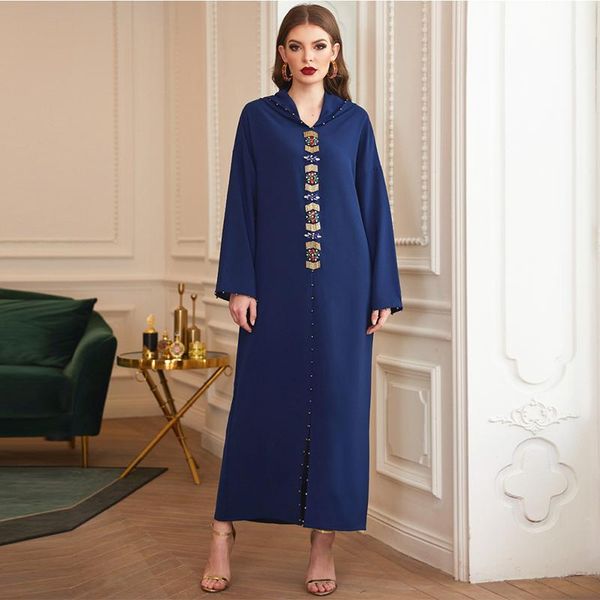 ethnic clothing muslim islamic abaya women's dress navy blue kaftan moroccan hooded skirt light luxury hand-sewn diamond arabian saudi, Red
ethnic clothing muslim islamic abaya women's dress navy blue kaftan moroccan hooded skirt light luxury hand-sewn diamond arabian saudi, Red
