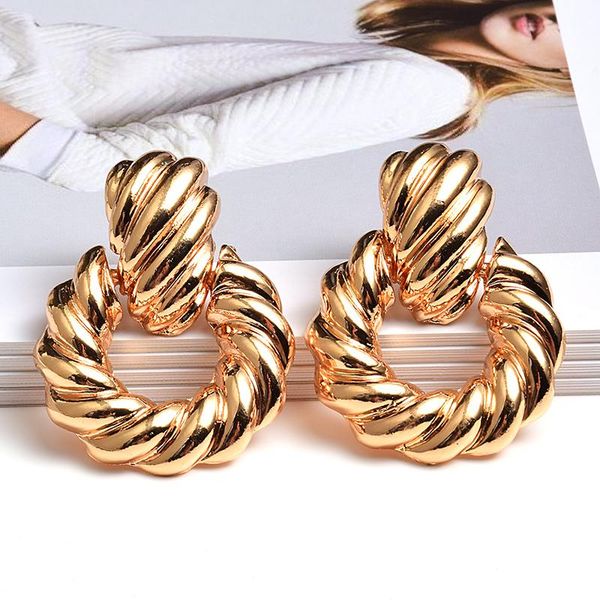 dangle & chandelier punk simple design round shaped gold color earrings metal vintage drop for women fashion jewelry pendientes, Silver
dangle & chandelier punk simple design round shaped gold color earrings metal vintage drop for women fashion jewelry pendientes, Silver