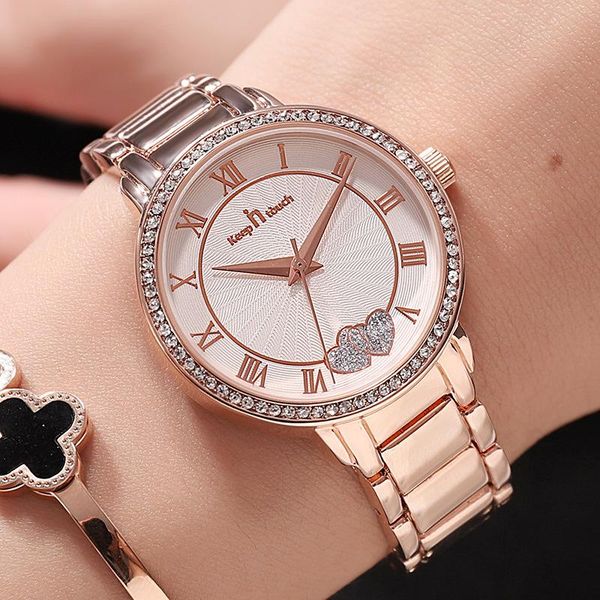 wristwatches ladies wristwatch waterproof quartz women's watch stainless steel rose gold female drop 2021 selling clock, Slivery;brown
wristwatches ladies wristwatch waterproof quartz women's watch stainless steel rose gold female drop 2021 selling clock, Slivery;brown