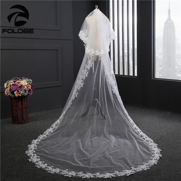 bridal veils casamento stock white/ivory appliques lace edge two-layer tulle wedding accessories, Black
bridal veils casamento stock white/ivory appliques lace edge two-layer tulle wedding accessories, Black