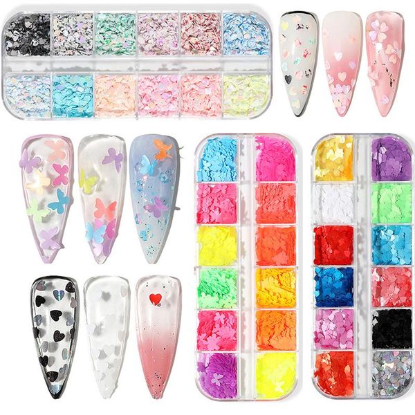 nail glitter mix butterfly sparkly color foil beauty 12 girds sequins 3d laser holographic art decoration, Silver;gold
nail glitter mix butterfly sparkly color foil beauty 12 girds sequins 3d laser holographic art decoration, Silver;gold