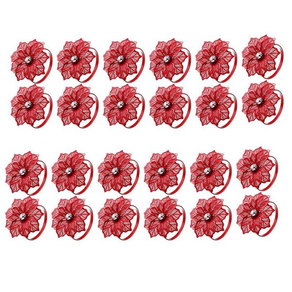 napkin rings 24 pack hollow flower ring holder napkins set for wedding,party dinner table decor (red)
napkin rings 24 pack hollow flower ring holder napkins set for wedding,party dinner table decor (red)