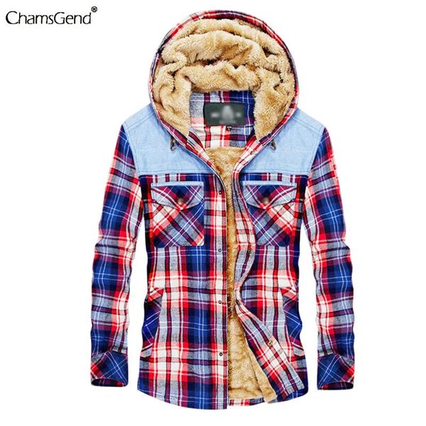 men's casual shirts multi-pocket velvet plaid jacket coat men hoodies for cold winter classic check print long sleeve man outwear, White;black
men's casual shirts multi-pocket velvet plaid jacket coat men hoodies for cold winter classic check print long sleeve man outwear, White;black