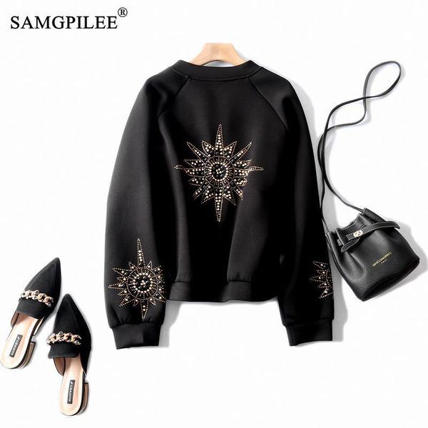 winter jackets for women 2021 office lady full sleeve solid stand collar zipper slim standard plus size autumn jacket 3xl women's, Black;brown
winter jackets for women 2021 office lady full sleeve solid stand collar zipper slim standard plus size autumn jacket 3xl women's, Black;brown