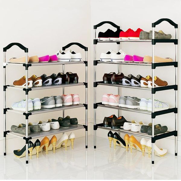 layer metal/canvas standing shoe rack shoes storage shelf organizer door removable cabinet home furniture clothing & wardrobe
layer metal/canvas standing shoe rack shoes storage shelf organizer door removable cabinet home furniture clothing & wardrobe