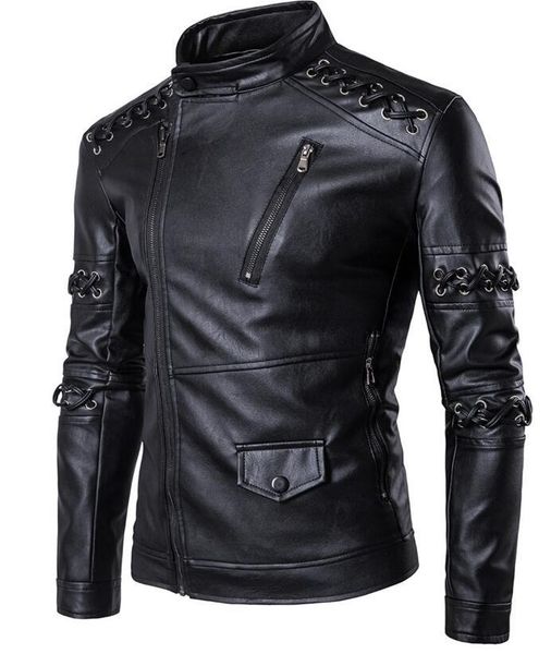 men's fur & faux 2021 fashion personality braided rope leather jacket men coat motorcycle jackets plus size singer costumes, Black
men's fur & faux 2021 fashion personality braided rope leather jacket men coat motorcycle jackets plus size singer costumes, Black