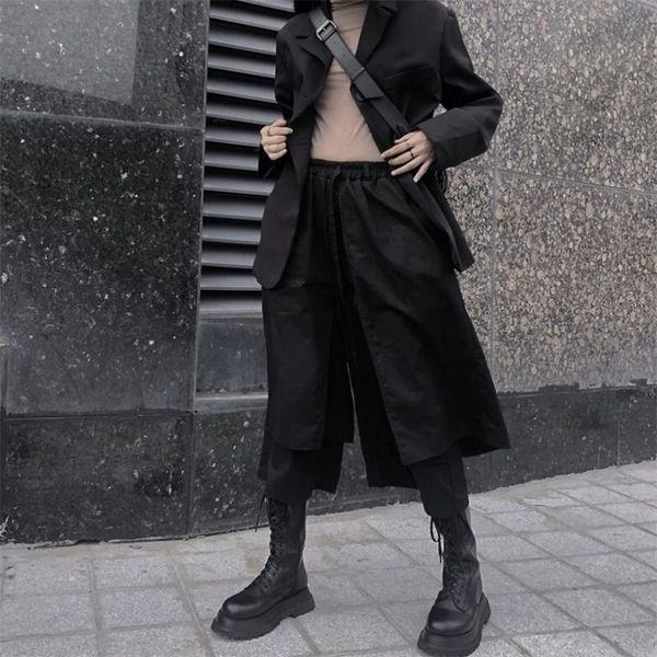 women's pants & capris spring and autumn ladies irregular ribbon false two double wide leg ultra loose black straight, Black;white
women's pants & capris spring and autumn ladies irregular ribbon false two double wide leg ultra loose black straight, Black;white