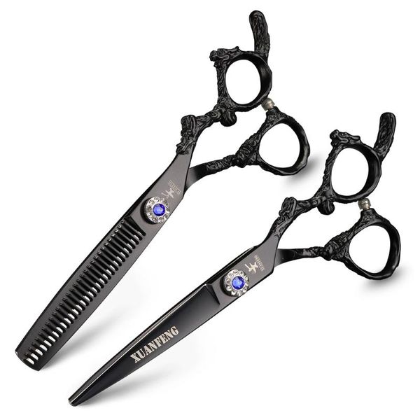 hair scissors xuan feng dragon handle gem 6 inch japanese 440c steel thinning and cutting set barber bearing
hair scissors xuan feng dragon handle gem 6 inch japanese 440c steel thinning and cutting set barber bearing