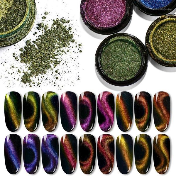 1box 3d cat eye effect magnet mirror powder with brush magnetic glitter dust uv gel polish chrome diy nail art pigment 6 colors1, Silver;gold
1box 3d cat eye effect magnet mirror powder with brush magnetic glitter dust uv gel polish chrome diy nail art pigment 6 colors1, Silver;gold