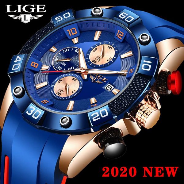 wristwatches reloj hombre 2021 lige sport luminous waterproof quartz watch mens chronograph silicagel military diving calendar men watches, Slivery;brown
wristwatches reloj hombre 2021 lige sport luminous waterproof quartz watch mens chronograph silicagel military diving calendar men watches, Slivery;brown