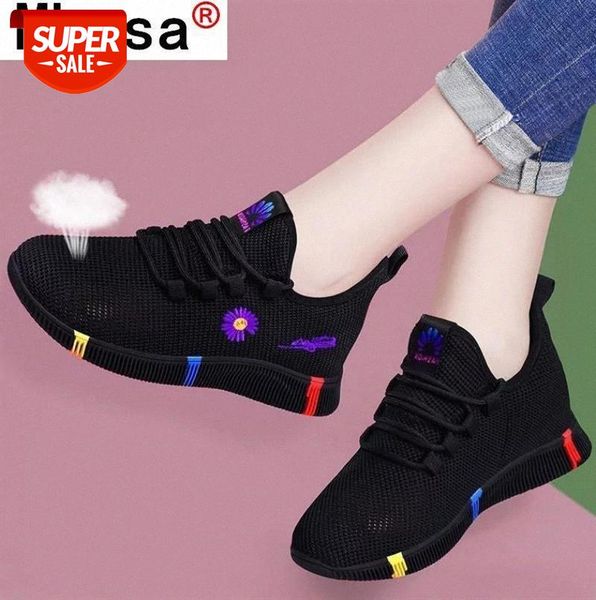 autumn 2021 new women's vulcanized shoes fashion mesh breathable sneakers lace-up lightweight women casual tenis de mujer #1m9j
autumn 2021 new women's vulcanized shoes fashion mesh breathable sneakers lace-up lightweight women casual tenis de mujer #1m9j