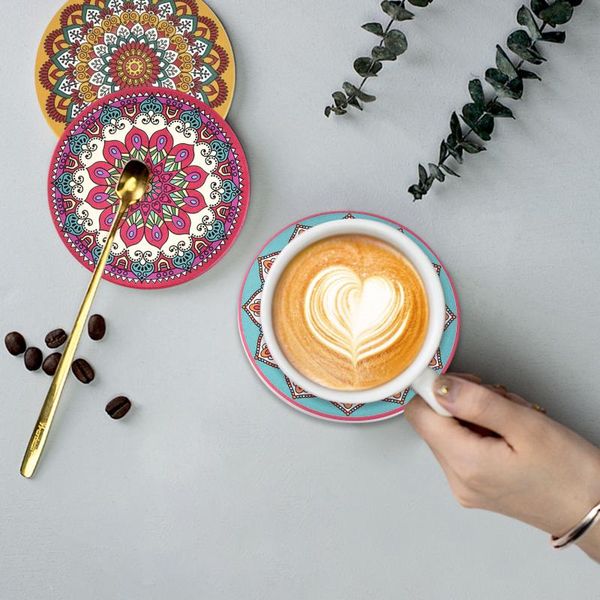mats & pads 6pcs printed tea cup mat european style pad retro heat resistant coasters for cafe festival banquet decor
mats & pads 6pcs printed tea cup mat european style pad retro heat resistant coasters for cafe festival banquet decor