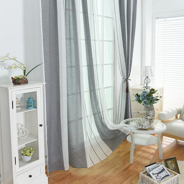 1pcs cotton linen semi-blackout stripe pattern window curtain single panel voile curtains for living room bedroom & rod pocket drapes
1pcs cotton linen semi-blackout stripe pattern window curtain single panel voile curtains for living room bedroom & rod pocket drapes