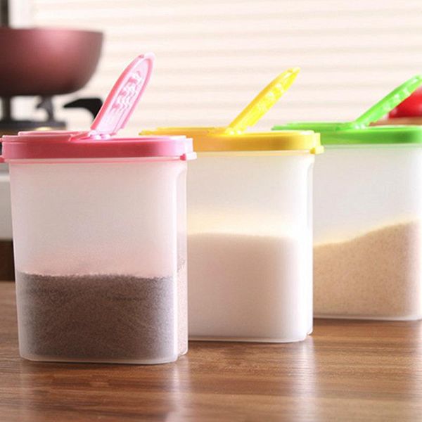 storage bottles & jars transparent plastic seasoning box cereal container condiment dispenser home kitchen supplies
storage bottles & jars transparent plastic seasoning box cereal container condiment dispenser home kitchen supplies