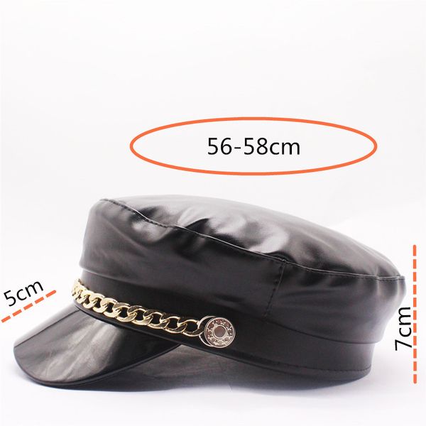 ozyc beret female autumn winter hats for women ladies 100% pu leather beret cap boina feminina gorras bone metal vintage england, Blue;gray
ozyc beret female autumn winter hats for women ladies 100% pu leather beret cap boina feminina gorras bone metal vintage england, Blue;gray