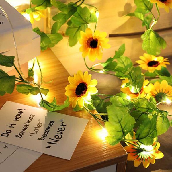 strings led sunflower lvy lamp solar battery fairy string lights garden wall fence party home garland outdoor indoor wedding decoration
strings led sunflower lvy lamp solar battery fairy string lights garden wall fence party home garland outdoor indoor wedding decoration