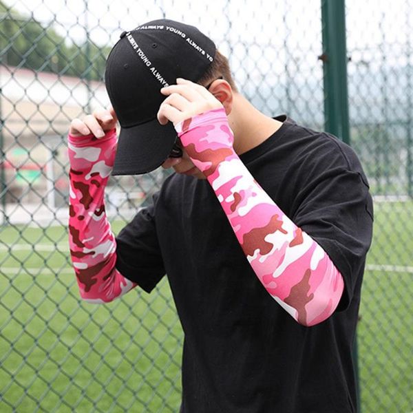 pair outdoor summer ice pattern arm cuff elastic sunscreen sleeve camouflage clothing cycling gloves for sale elbow & knee pads, Black;gray
pair outdoor summer ice pattern arm cuff elastic sunscreen sleeve camouflage clothing cycling gloves for sale elbow & knee pads, Black;gray