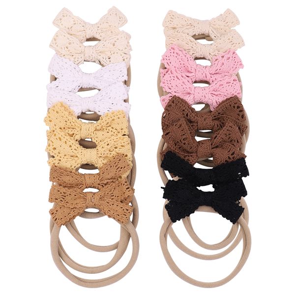newborn elastic hair bands lace bowknot headband for girls nylon headbands turban headwear kids hair accessories, Slivery;white
newborn elastic hair bands lace bowknot headband for girls nylon headbands turban headwear kids hair accessories, Slivery;white