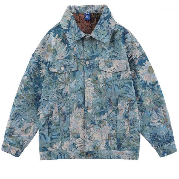 men's jackets men hip hop jean coats painting floral denim vintage jeans streetwear fashion overcoats autumn winter windbreaker bomber, Black;brown
men's jackets men hip hop jean coats painting floral denim vintage jeans streetwear fashion overcoats autumn winter windbreaker bomber, Black;brown