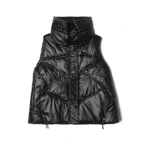 autumn and winter down cotton vest women 2021 korean loose large size slim bright face et short style, Black;white
autumn and winter down cotton vest women 2021 korean loose large size slim bright face et short style, Black;white
