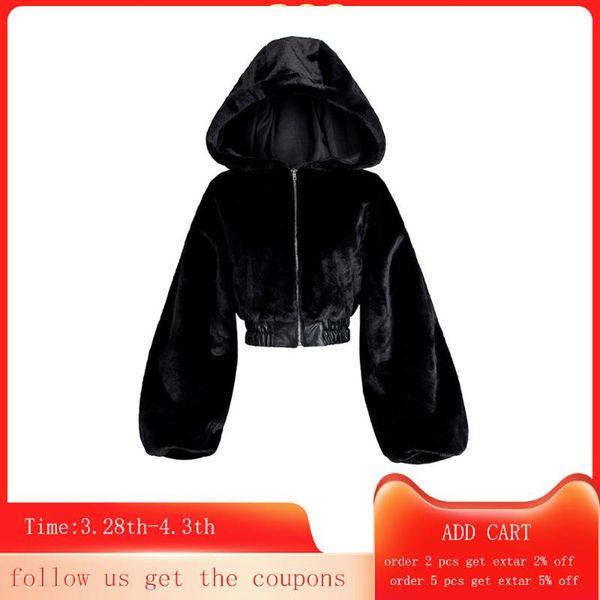 women's jackets faux fur gothic jacket women short coat 2021 warmness lantern sleeve fashion waist black casual hooded outwear oversize, Black;brown
women's jackets faux fur gothic jacket women short coat 2021 warmness lantern sleeve fashion waist black casual hooded outwear oversize, Black;brown