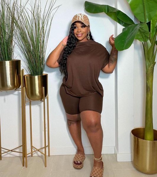 women's tracksuits solid color casual home wear tracksuit two piece outfits for women biker shorts loose short sleeve t-shirt summer st, Gray
women's tracksuits solid color casual home wear tracksuit two piece outfits for women biker shorts loose short sleeve t-shirt summer st, Gray