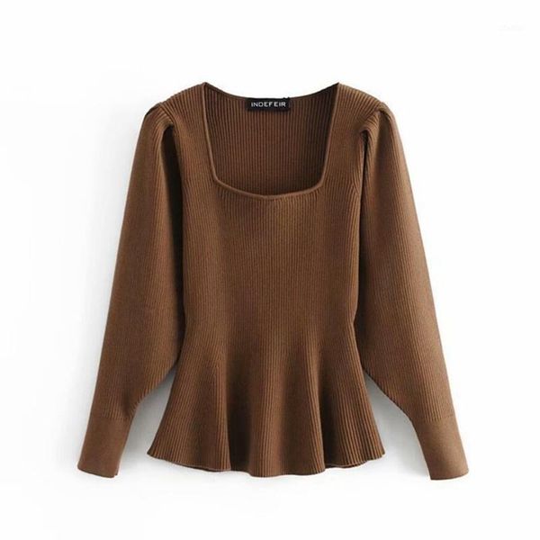 women's sweaters women vintage square collar solid hem ruffles knitting sweater female pleat puff sleeve chic pullovers slimming, White;black
women's sweaters women vintage square collar solid hem ruffles knitting sweater female pleat puff sleeve chic pullovers slimming, White;black