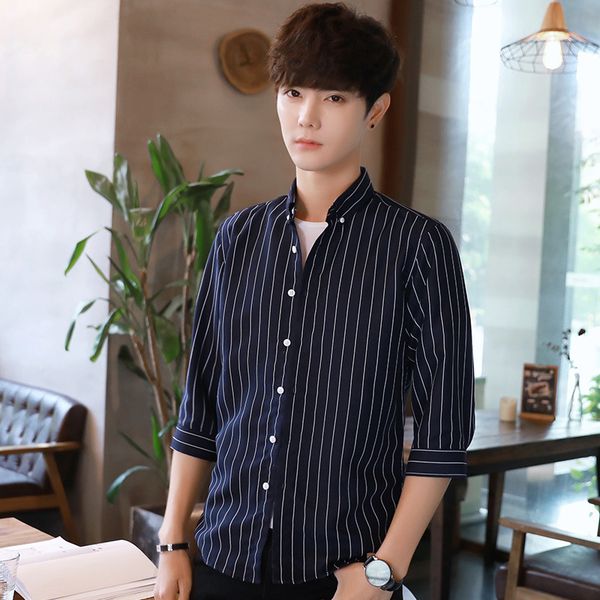 summer 2021 new men's shirt short sleeve slim fit business career leisure quarter, White;black
summer 2021 new men's shirt short sleeve slim fit business career leisure quarter, White;black